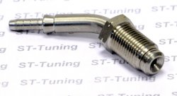 Фитинг папа M10*1 под прямой и обратный конус, 45°, крутящийся, D-03 сталь S445-4531С, Goodridge