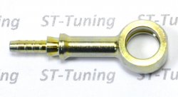 Фитинг banjo d10 mm, длинный D-03 сталь, под опрессовку S5092-03Z1, Goodridge