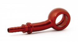 Фитинг banjo d10 mm, 20°, вбок D-03 алюминий КРАСНЫЙ, под опрессовку S5097-03DRD, Goodridge