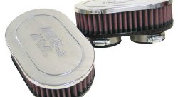 Фильтр нулевого сопротивления универсальный K&N RC-2282   Chrome Filter