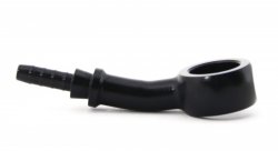Фитинг banjo d10 mm, 20° D-03 алюминий ЧЕРНЫЙ, под опрессовку S5093-03DBK, Goodridge