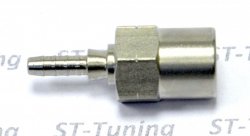 Фитинг мама M10*1 под прямой конус, VW D-03 нерж. сталь, под опрессовку S6001-31CVW, Goodridge