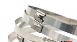 Хомуты для трубы до 105 мм (4,2") 8 мм*35 см, нерж. сталь, 6шт. Thermal Division TDCL126