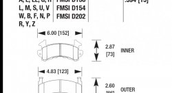 Колодки тормозные HB119P.594 HAWK SuperDuty