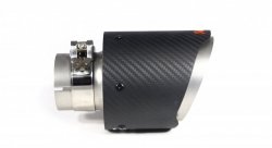 Насадка на глушитель, дизайн AKRAPOVIC EVO карбон, D посадочный 57 мм / D наруж 101 мм AC157101EV