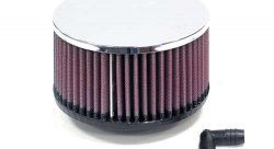 Фильтр нулевого сопротивления универсальный K&N RA-056V   Chrome Filter