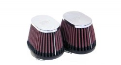 Фильтр нулевого сопротивления универсальный K&N RC-2452   Chrome Filter