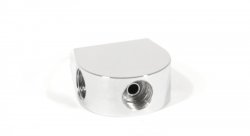 Соединитель тройник М AN03 - М AN03 - М AN03, обратный конус, хром, Goodridge MCHD-024