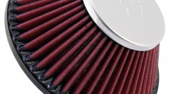 Фильтр нулевого сопротивления универсальный K&N RC-8180   Chrome Filter