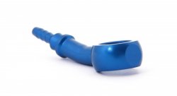 Фитинг banjo d10 mm, 20° D-03 алюминий СИНИЙ, под опрессовку S5093-03D, Goodridge