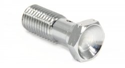 Болт (штуцер) для banjo M12x1.5 L=30mm хром, Goodridge 992-04-M12CH
