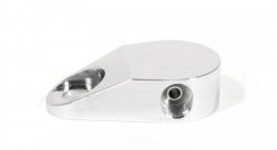 Соединитель тройник М AN03 - М AN03 - М AN03, обратный конус, хром, Goodridge MCHD-024