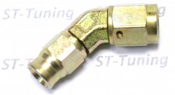 Фитинг мама AN-03 3/8X24 под прямой конус, 45° D-03 сталь 6045-03P, Goodridge