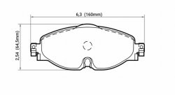 Колодки тормозные DC9005M20 DC brakes Race Track, перед VW GOLF VII; Passat 3G; AUDI TT FV3; A3 8V1