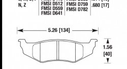 Колодки тормозные HB176Z.614 HAWK Perf. Ceramic