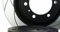 КОМПЛЕКТ ПЕРЕДНИЙ:Тормозные диски DBA 2736S T2+колодки DC brakes sHD Toyota PRADO 150 / Lexus GX460