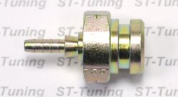 Фитинг мама M10*1 под обратный конус, Toyota, под ключ 19mm D-03 сталь, под опрессовку S762-03-31Z