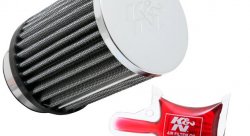 Фильтр нулевого сопротивления универсальный K&N RC-1280   Chrome Filter