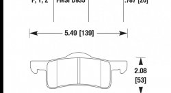 Колодки тормозные HB463Y.787 HAWK LTS