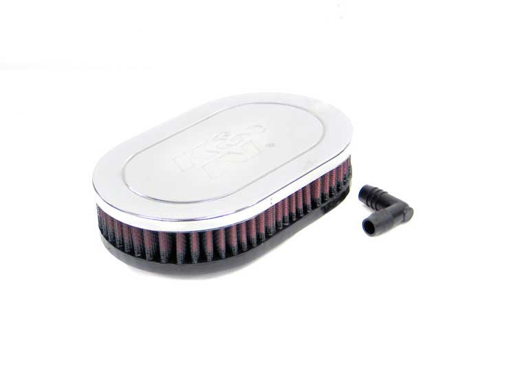 Фильтр нулевого сопротивления универсальный K&N RA-070V   Chrome Filter