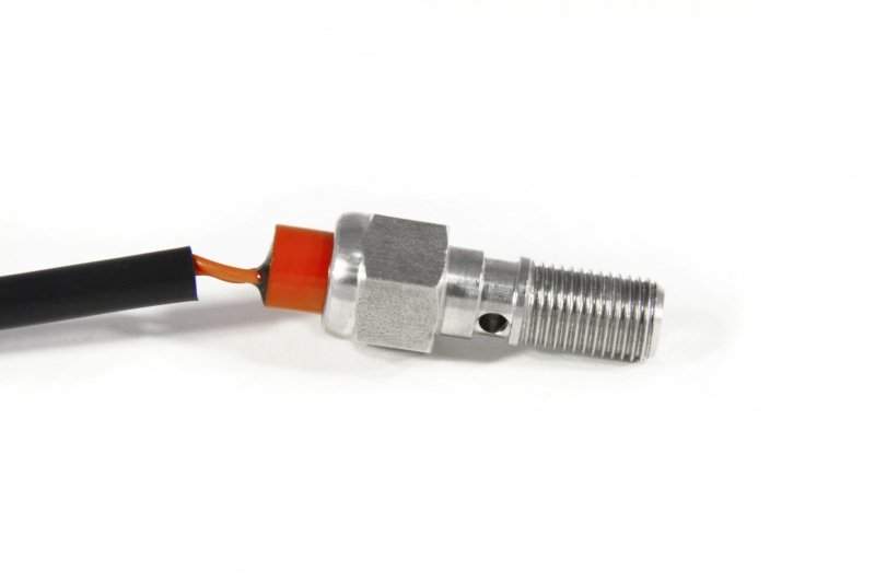 Болт (штуцер) с выключателем стоп сигнала для banjo 3/8x24 L=25mm нерж сталь Goodridge BL775-03C