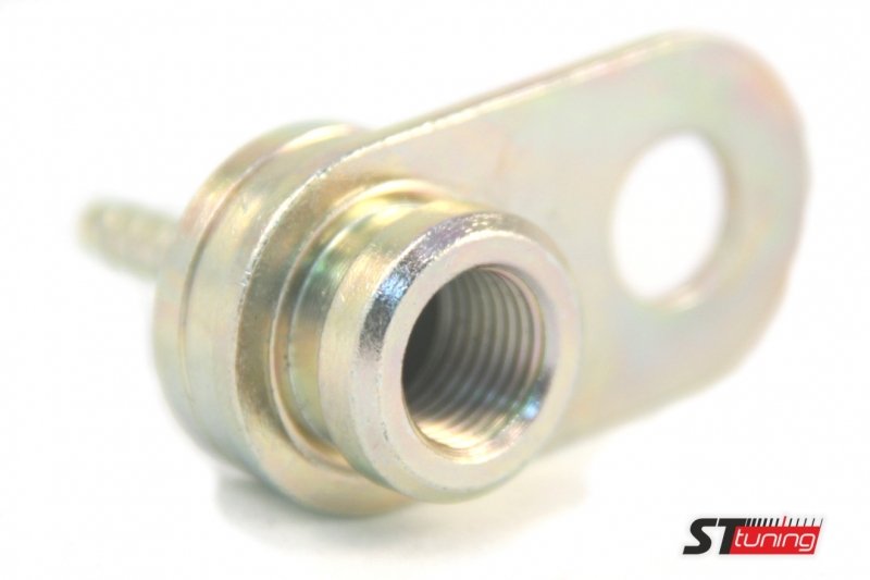 Фитинг мама M10*1 под обратный конус, кронштейн EVO D-03 сталь, под опрессовку S759-03-31PBKT