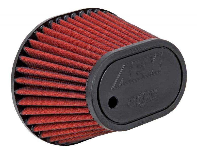 Воздушный фильтр нулевого сопротивления AEM 21-2148D-HK AIR FILTER; 3-1/2FLG, 8-1/2L X 7W, TOP-6-1/4