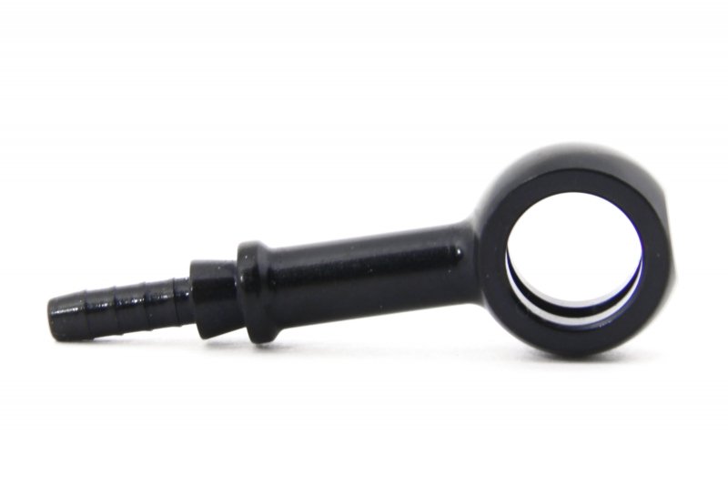 Фитинг banjo d10 mm, длинный D-03 алюминий ЧЕРНЫЙ, под опрессовку S5092-03DBK, Goodridge