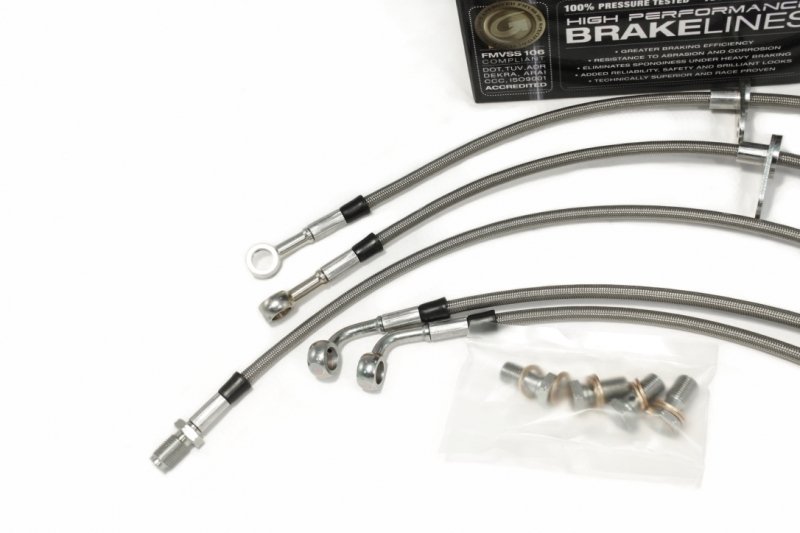 Армированные тормозные шланги Goodridge TTY4700-5P (5 шт.) Toyota LC100 / Lexus 470