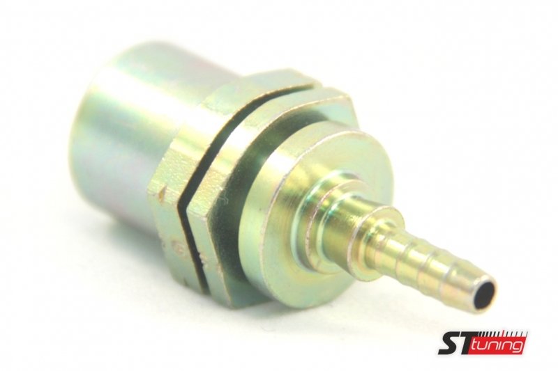 Фитинг мама M10*1 под обратный конус, доп. проточ D-03 сталь, под опрессовку S757-03-31ZE, Goodridge