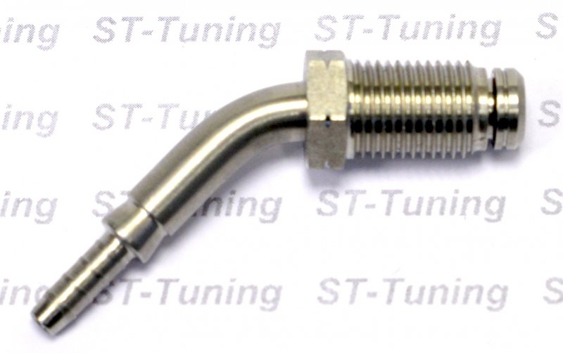 Фитинг папа M10*1 под прямой и обратный конус, 45°, крутящийся, D-03 сталь S445-4531С, Goodridge