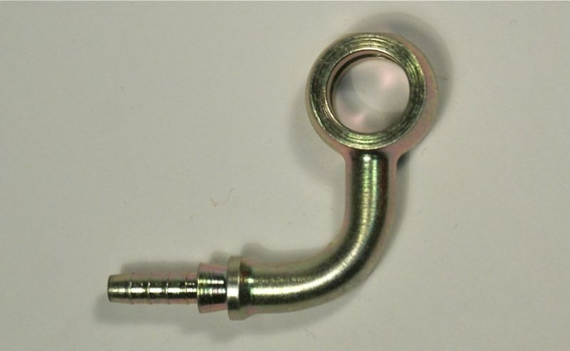 Фитинг banjo d10 mm, 90°, вбок D-03 сталь, под опрессовку S5099S-03Z1, Goodridge