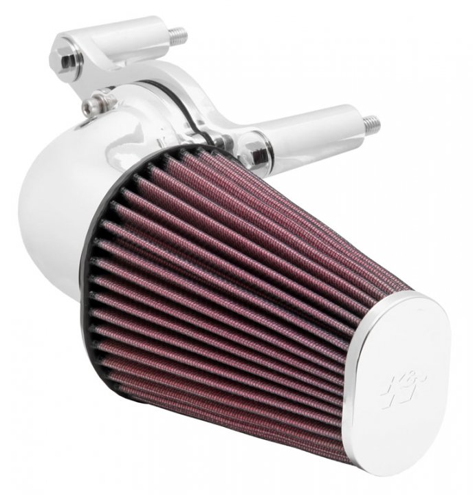 Система впуска K&N 63-1125P AIRCHARGER; H/D SOFTAIL/DYNA FI, 01-14 - POLISHED