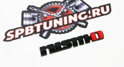 Шильд самоклеющийся Nismo черный