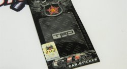 Шильд алюминиевый на руль TRD