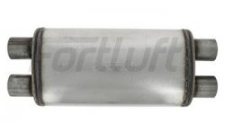 Прямоточный глушитель Fortluft PM1-57x57NP серия FLOW