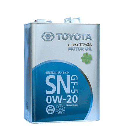Моторное масло Toyota sn ilsac gf-5 sae  0W20, 4л