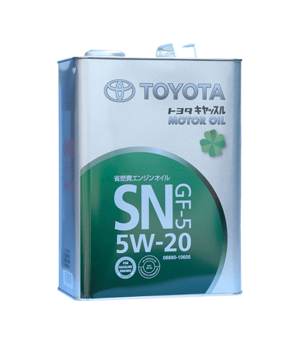 Моторное масло Toyota sae  5W20 api sn,4л