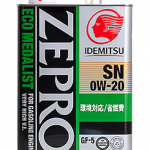 Моторное масло Idemitsu zepro eco medalistI sn-cf5  0W20, 4л