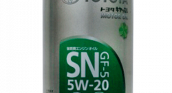 Моторное масло Toyota sae 5W20 api sn, 1л