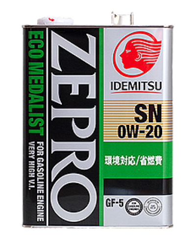 Моторное масло Idemitsu zepro eco medalistI sn-cf5  0W20, 4л