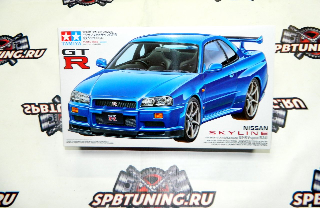 Сборная модель Nissan Skyline GT-R R43 brn V-Spec 1:24
