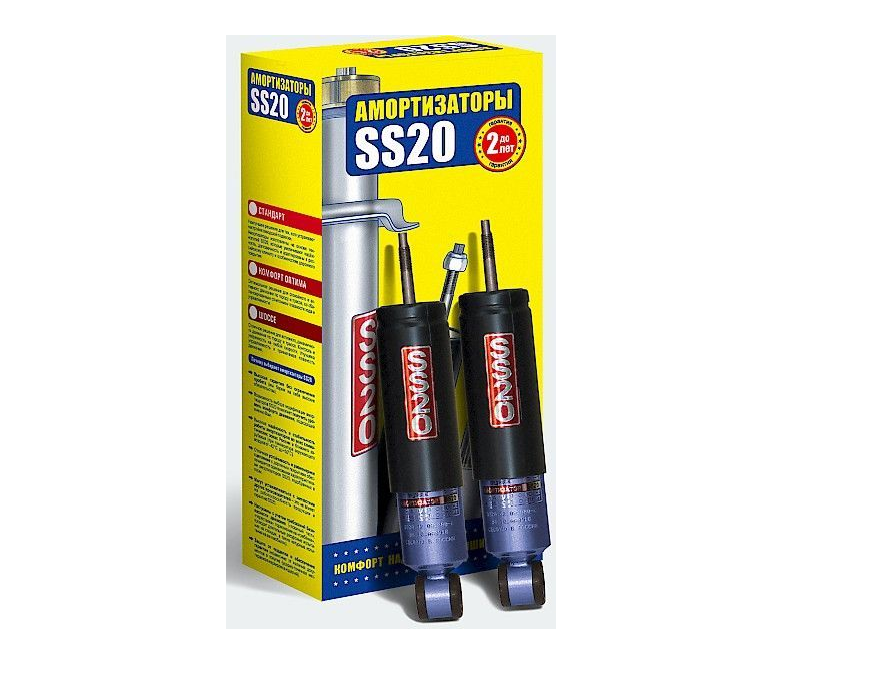 Передние амортизаторы  "Спорт" SS20 (масляные)  на ваз 2101-07