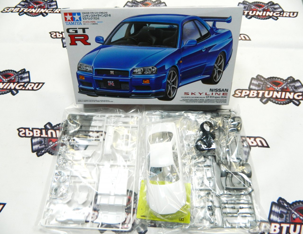 Сборная модель Nissan Skyline GT-R R43 brn V-Spec 1:24