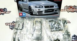 Сборная модель Nissan Nismo R34 GT-R Z-tune 1:24