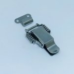 Замок-защелка 73 мм с двойной пружиной (нержавеющая сталь)