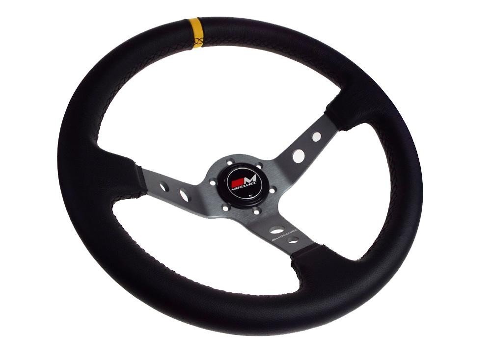 Спортивный руль Motamec Rally Steering Wheel Deep Dish 350mm Titanium (Оригинал)