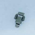 Замок-защелка 56 мм с двойной пружиной (нержавеющая сталь)