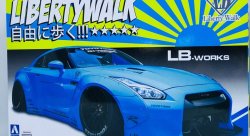 Сборная модель Aoshima 05402 Nissan LB Works R35 GT-R Ver1
