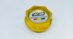 крышка масляная Mugen style золотая